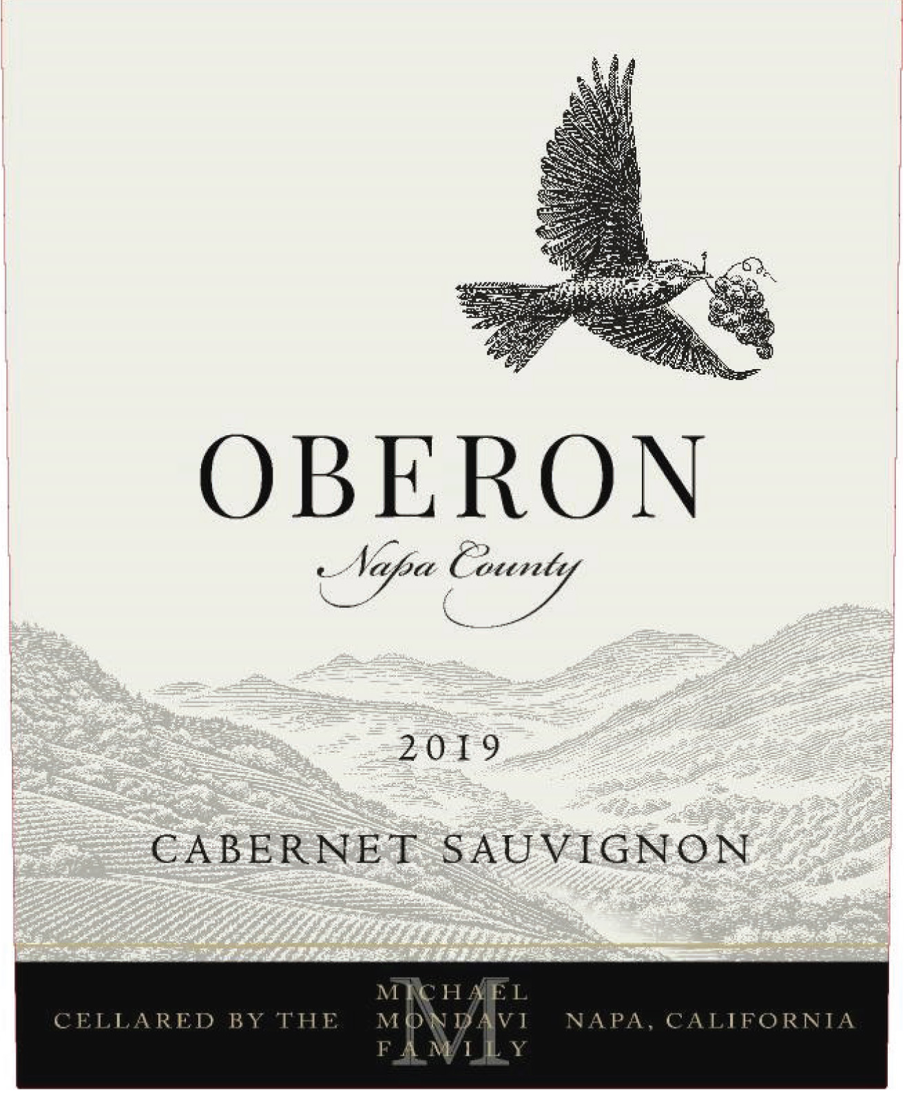 Oberon - Cabernet Sauvignon label
