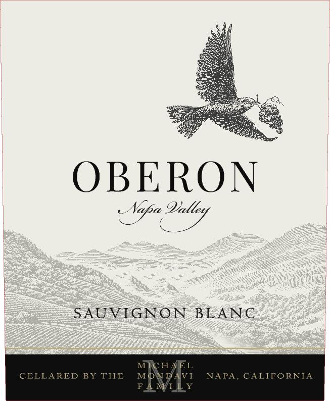 Oberon - Sauvignon Blanc label