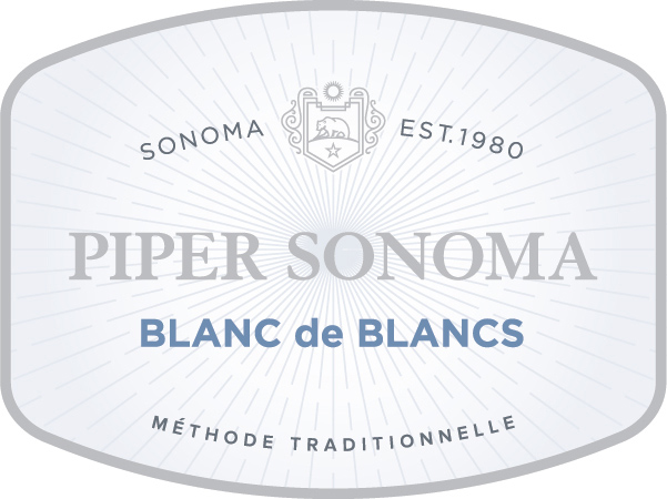 Piper Sonoma - Blanc de Blancs label