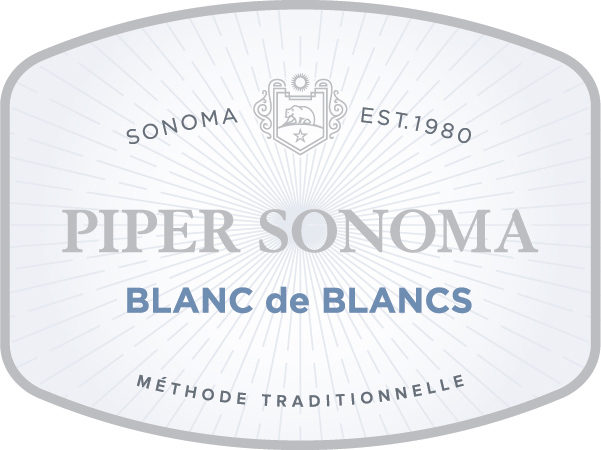 Piper Sonoma - Blanc de Blancs label