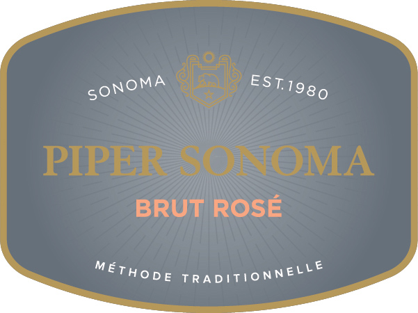 Piper Sonoma - Brut Rose label