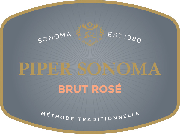 Piper Sonoma - Brut Rose label
