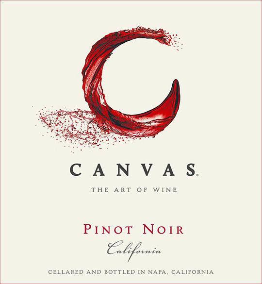 Canvas - Pinot Noir label