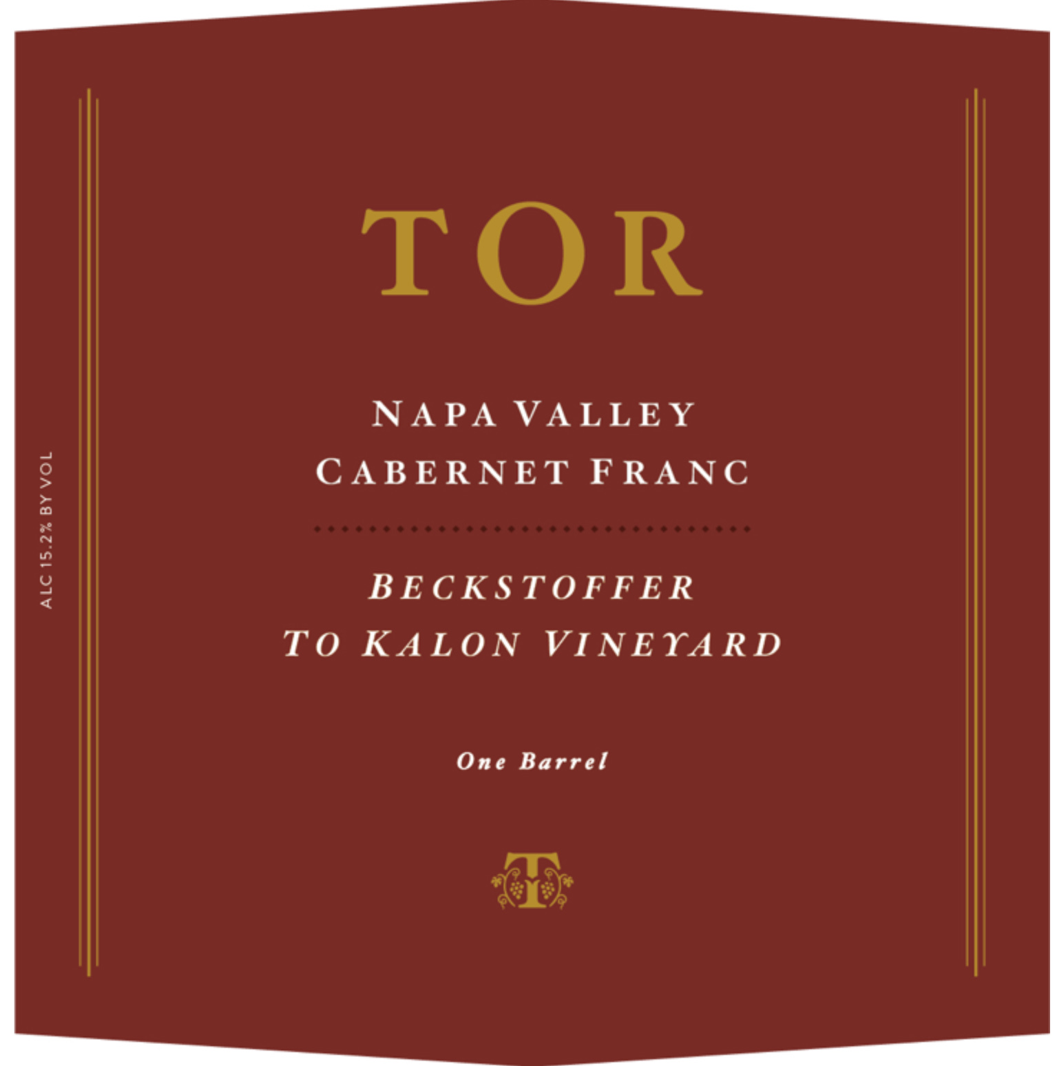 TOR - Cabernet Sauvignon - Beckstoffer to Kalon Vineyard label