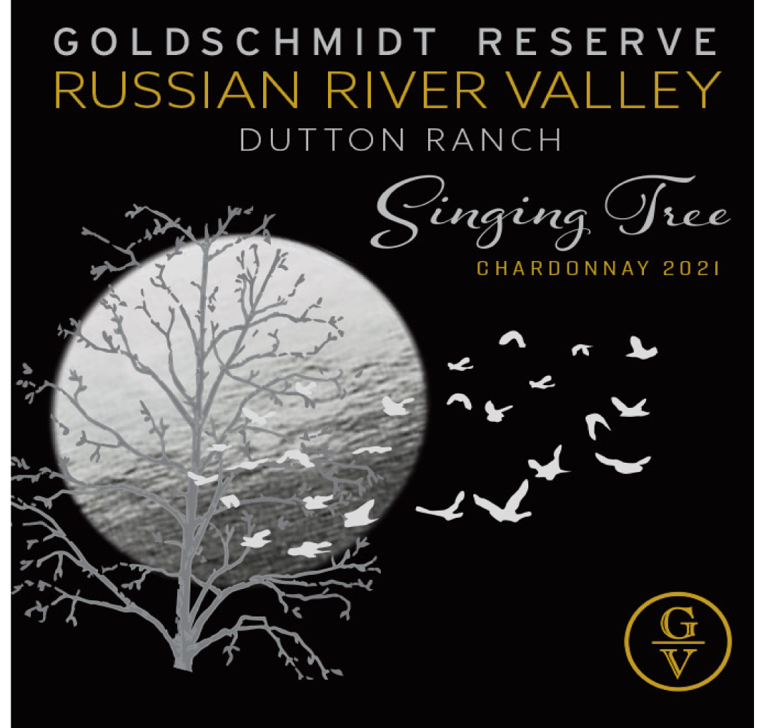 Goldschmidt Reserve - Singing Tree -Chardonnay label