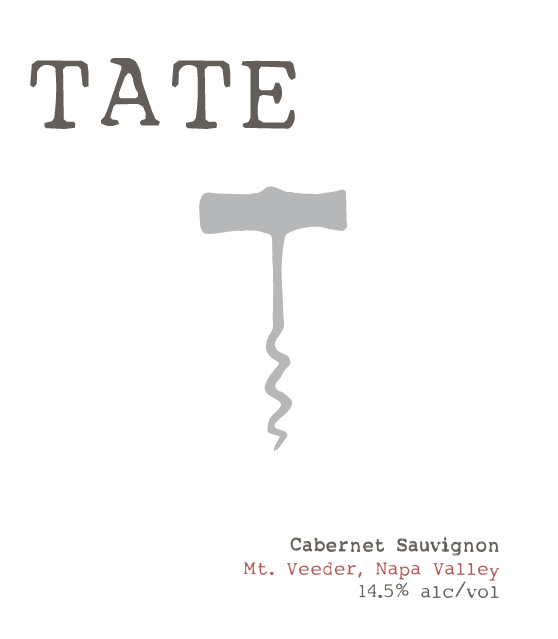 Tate Wine - Mt. Veeder - Cabernet Sauvignon Napa label