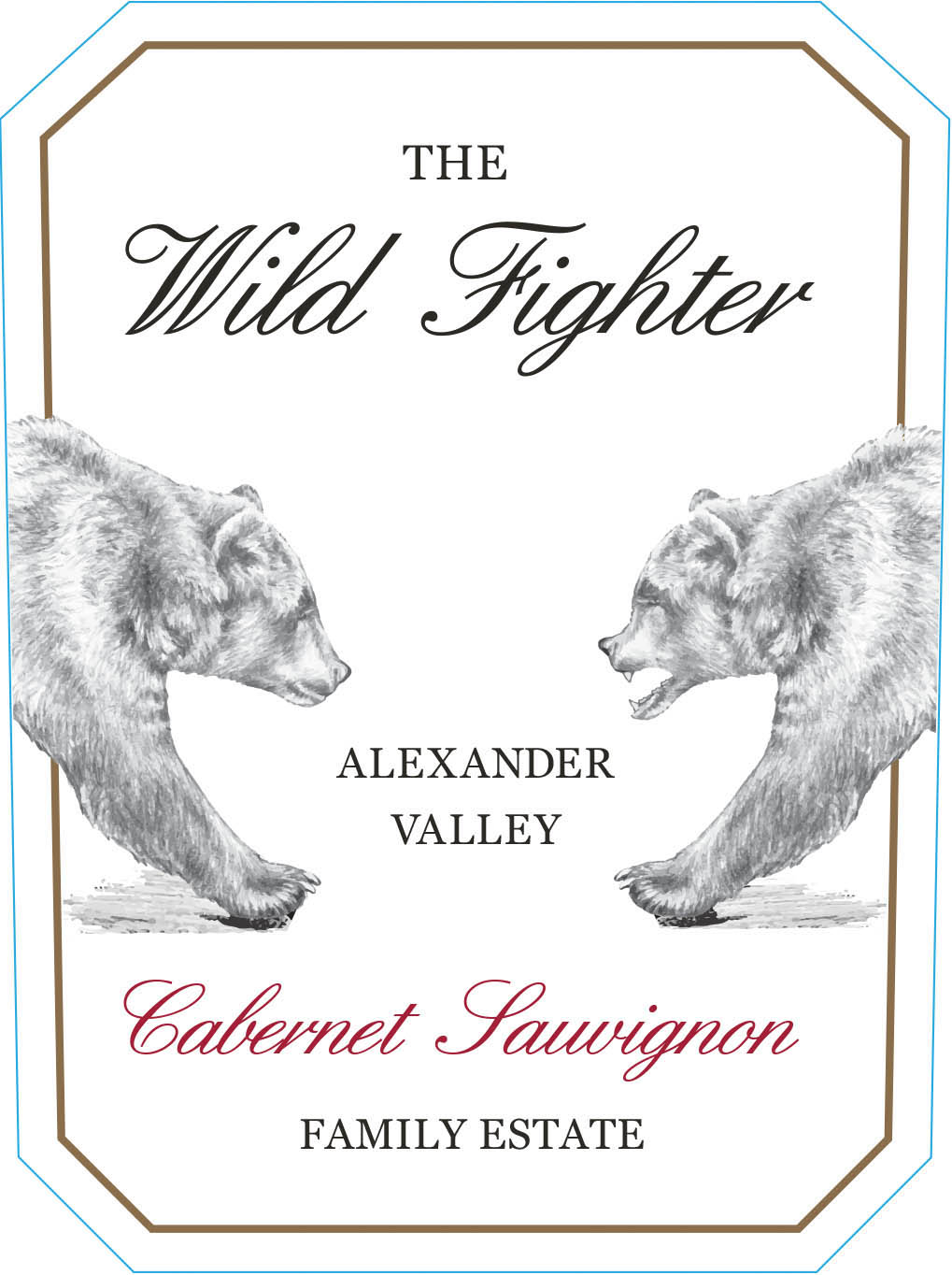 The Wild Fighter - Alexander Valley - Cabernet Sauvignon label