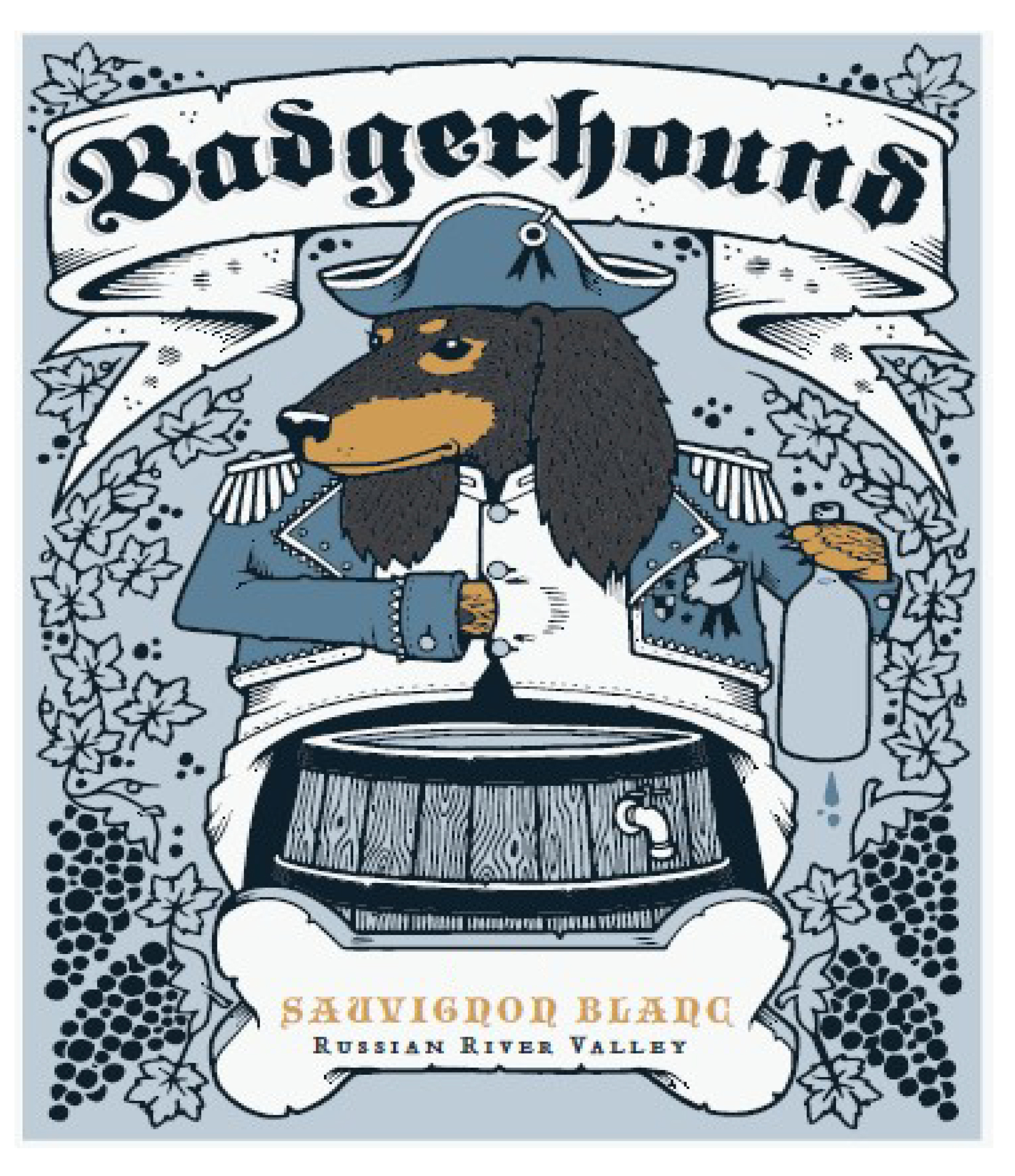 Badgerhound - Sauvignon Blanc label
