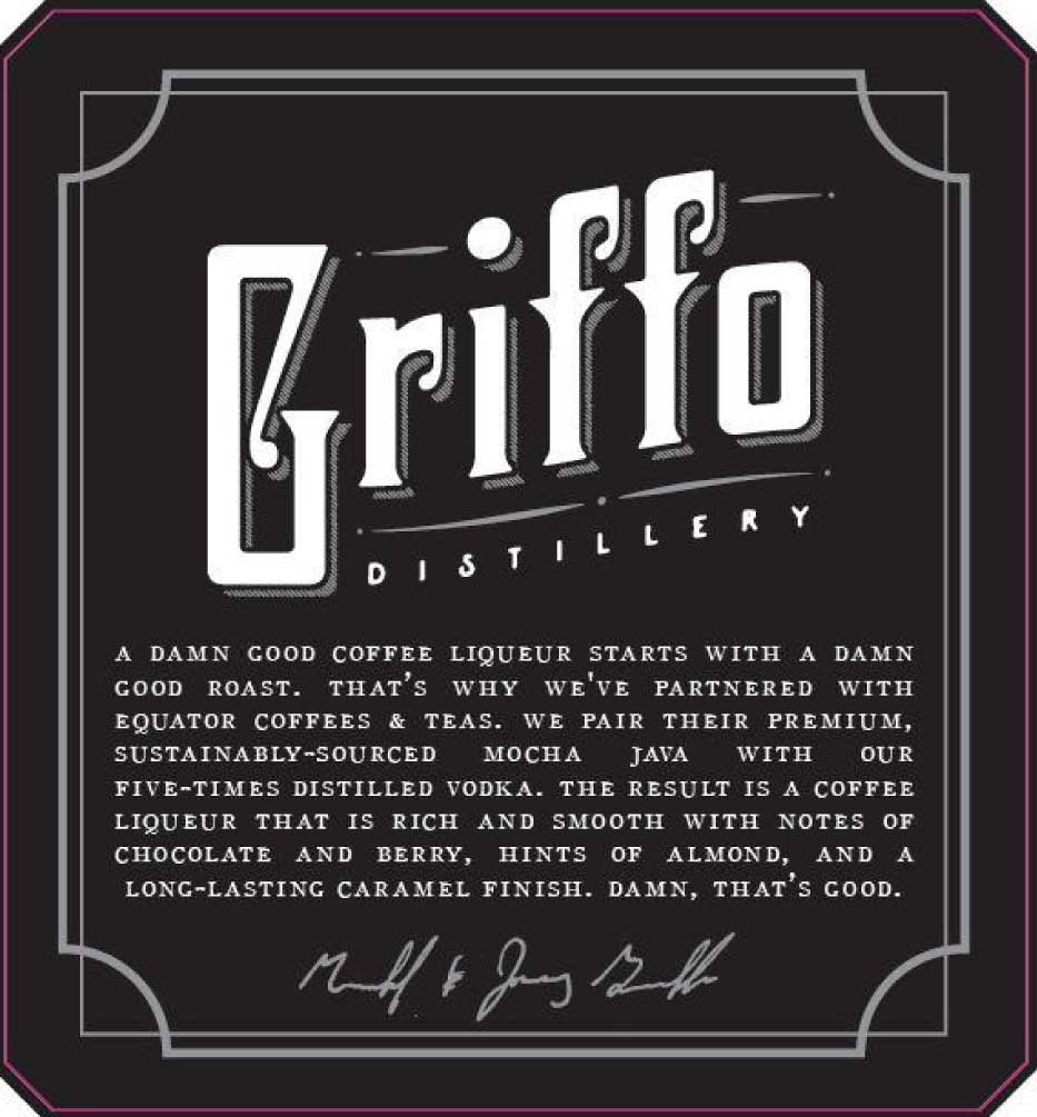 Griffo - Cold Brew Coffee Liqueur label