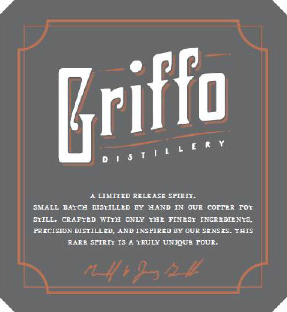 Griffo - Vodka  label