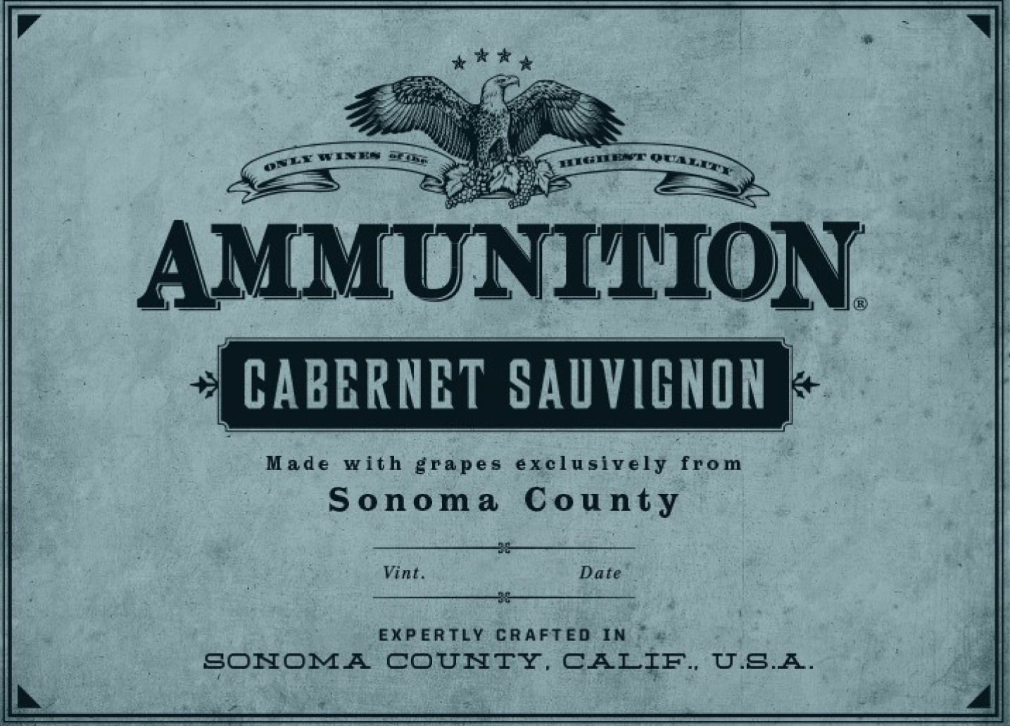 Ammunition - Cabernet Sauvignon label