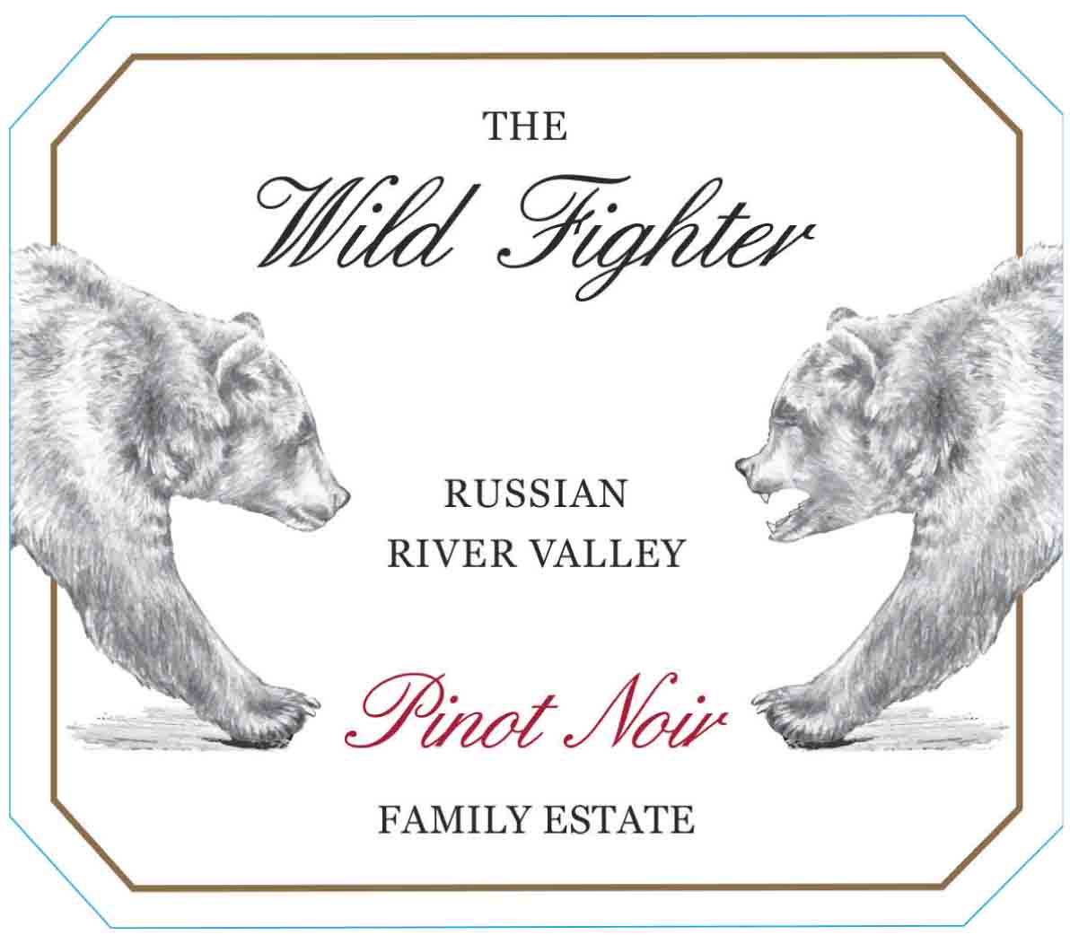 The Wild Fighter - Pinot Noir label