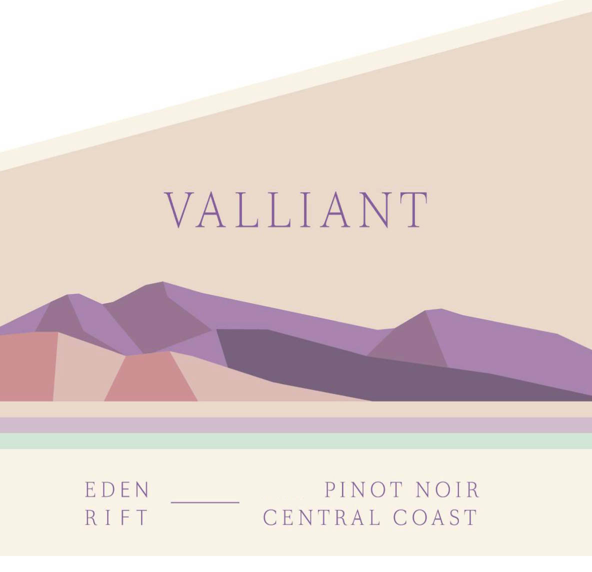 Eden Rift - Valliant Pinot Noir label