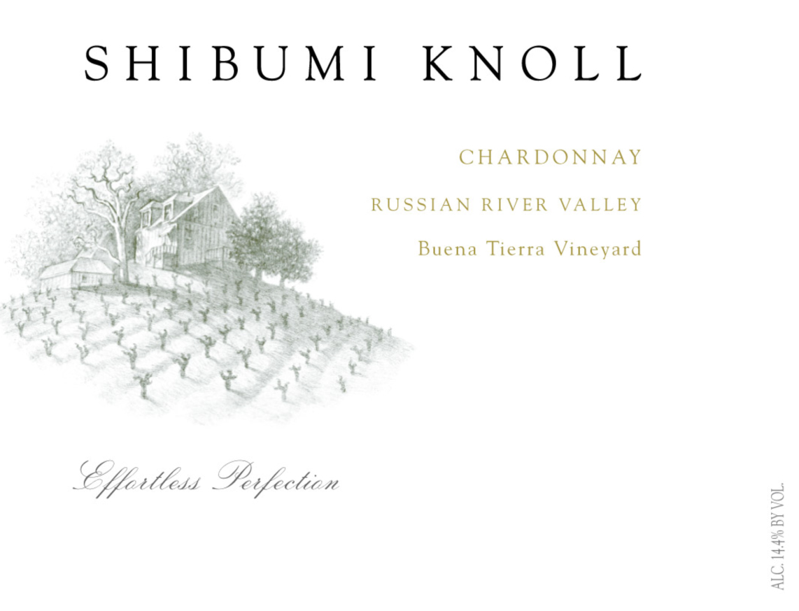 Shibumi Knoll - Chardonnay RRV label