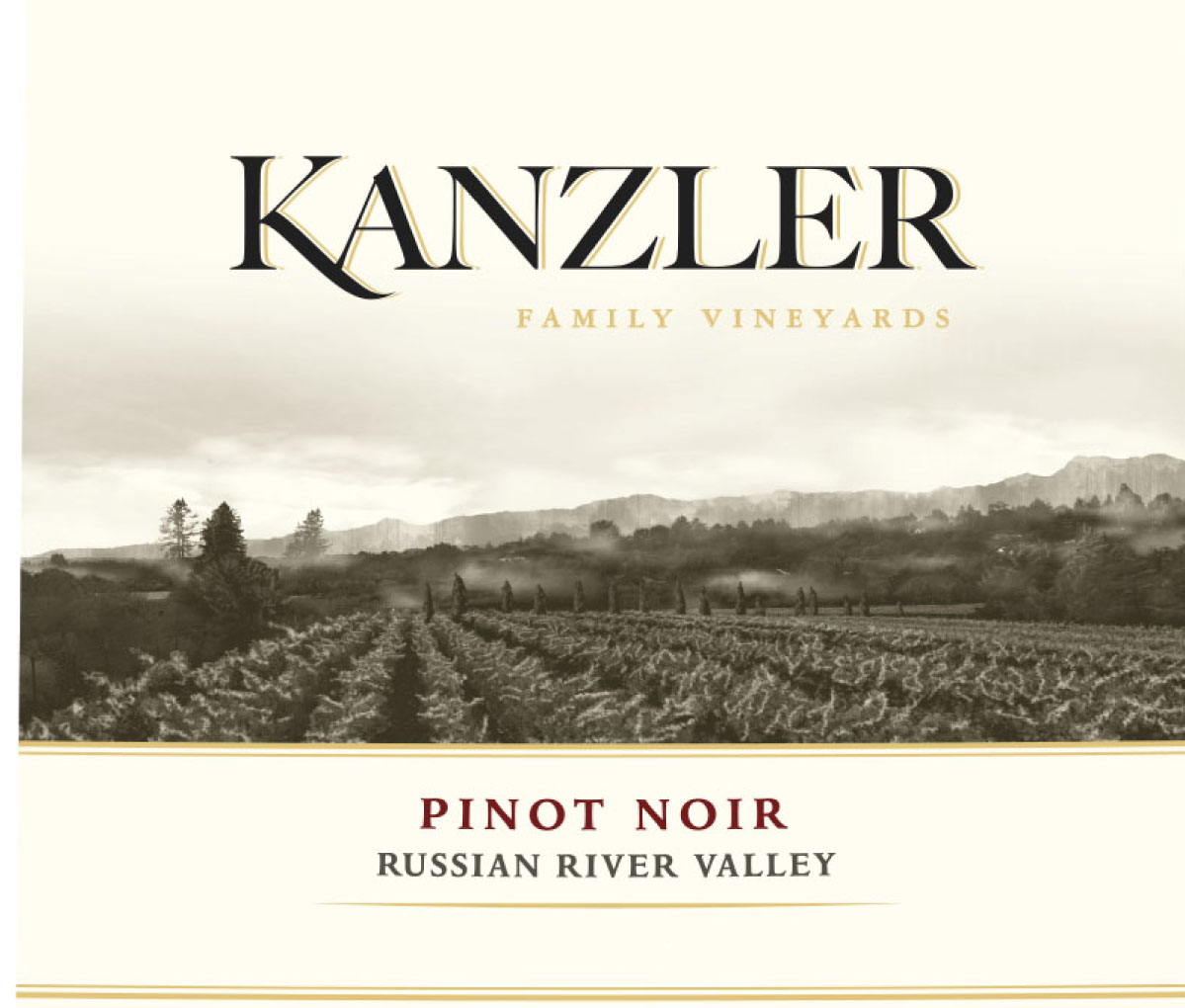 Kanzler - Pinot Noir label