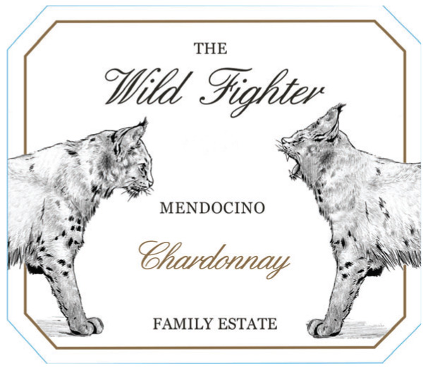The Wild Fighter - Chardonnay label