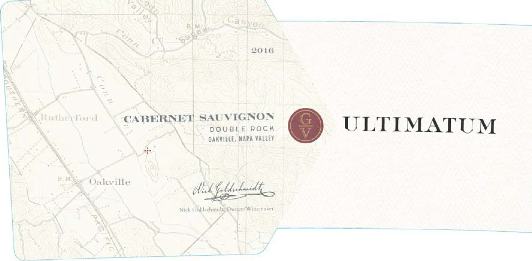 Katherine Goldschmidt - Cabernet Sauvignon - Ultimatum 2pk label