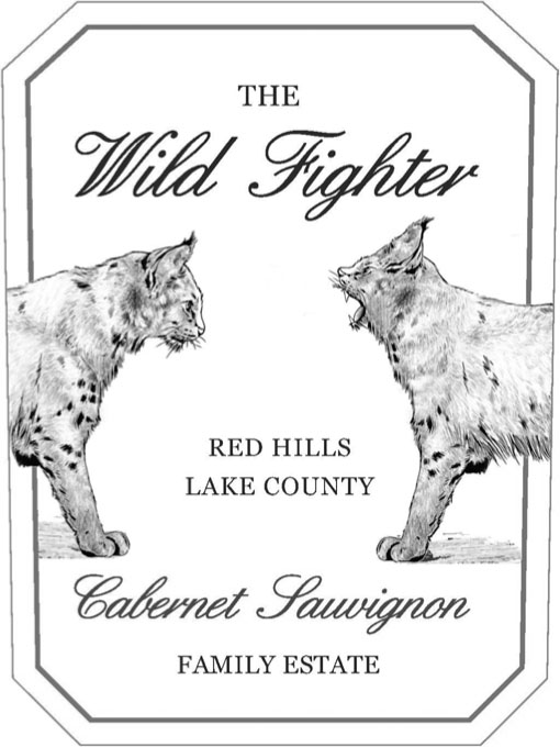 The Wild Fighter - Cabernet Sauvignon label