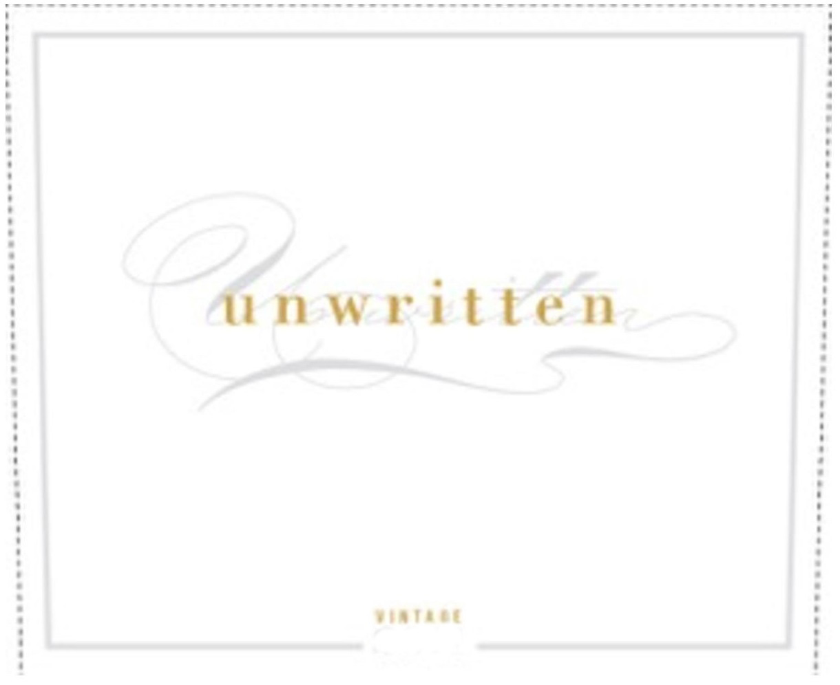 Unwritten - Cabernet Sauvignon label