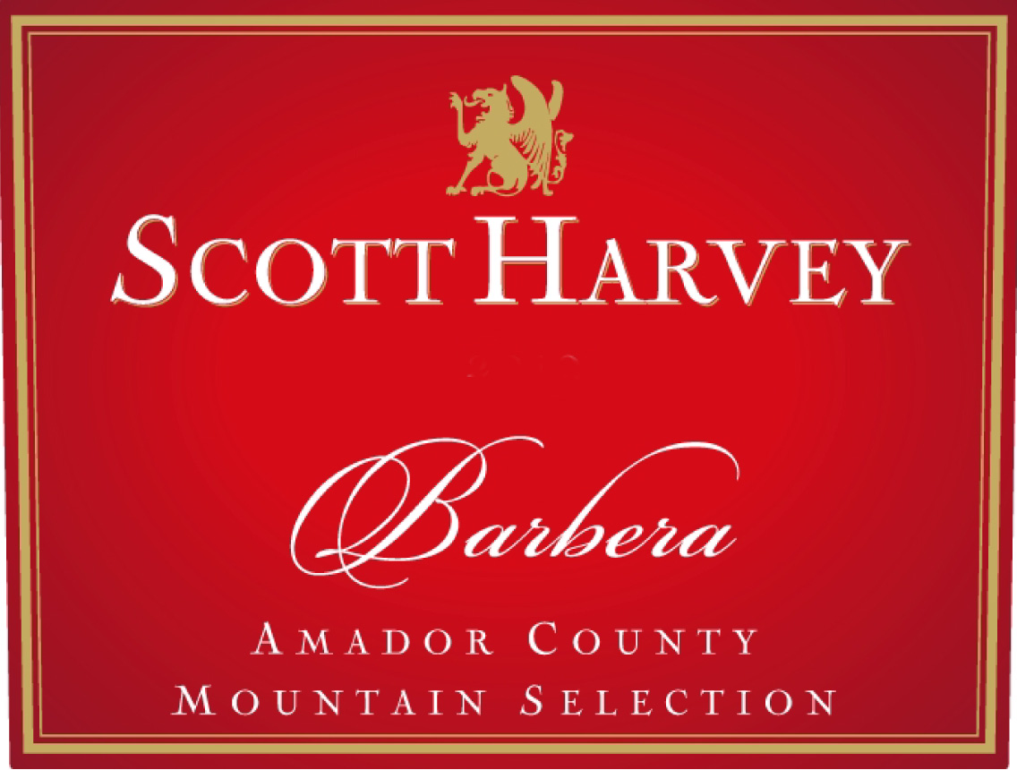 Scott Harvey - Barbera - Mountain Selection label