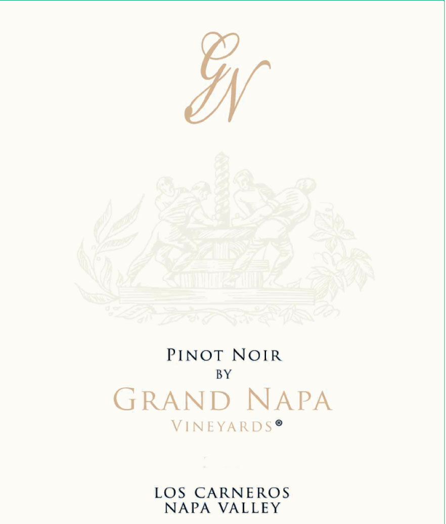 Grand Napa Vineyards - Pinot Noir label
