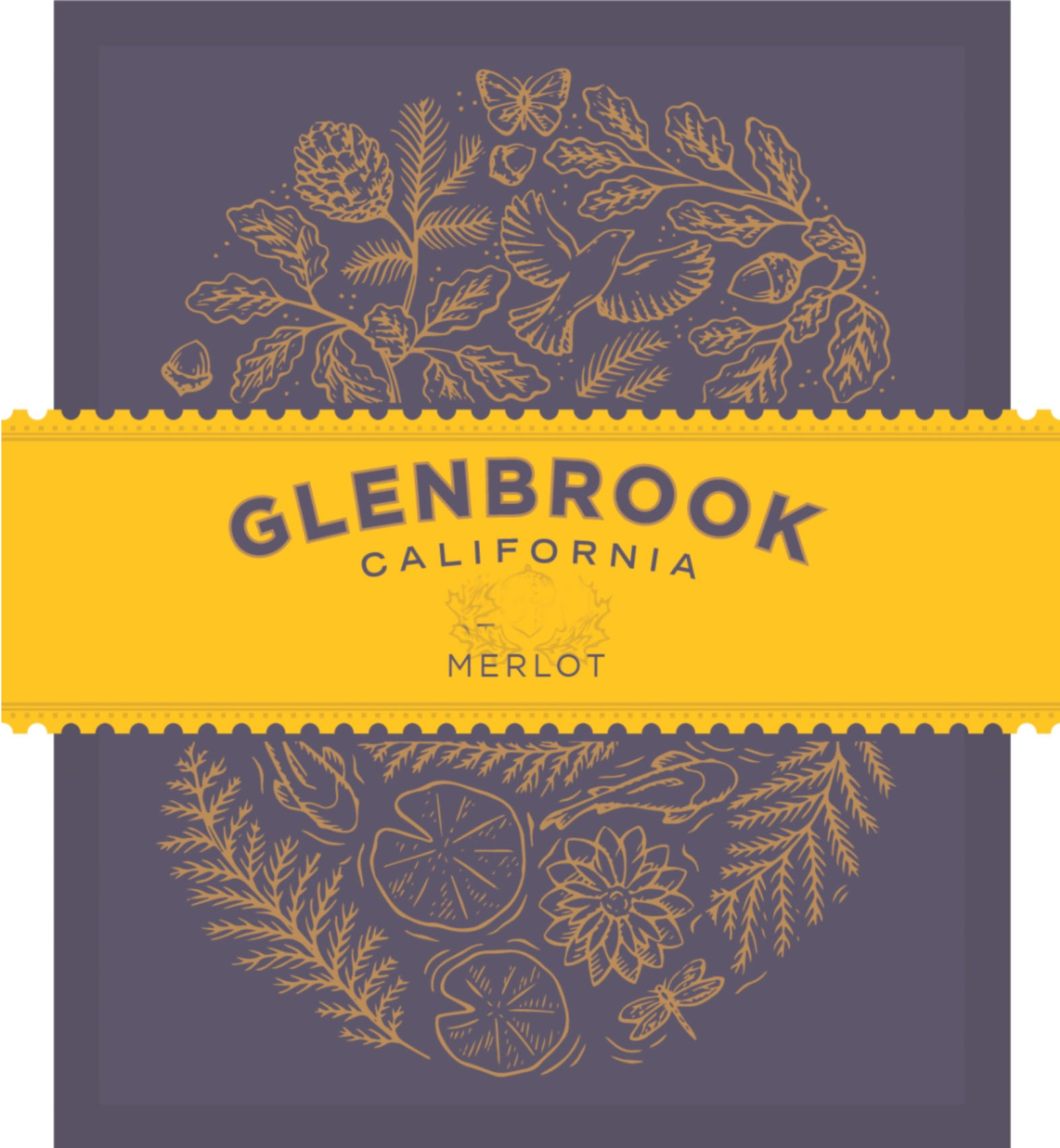 Glenbrook - Merlot label