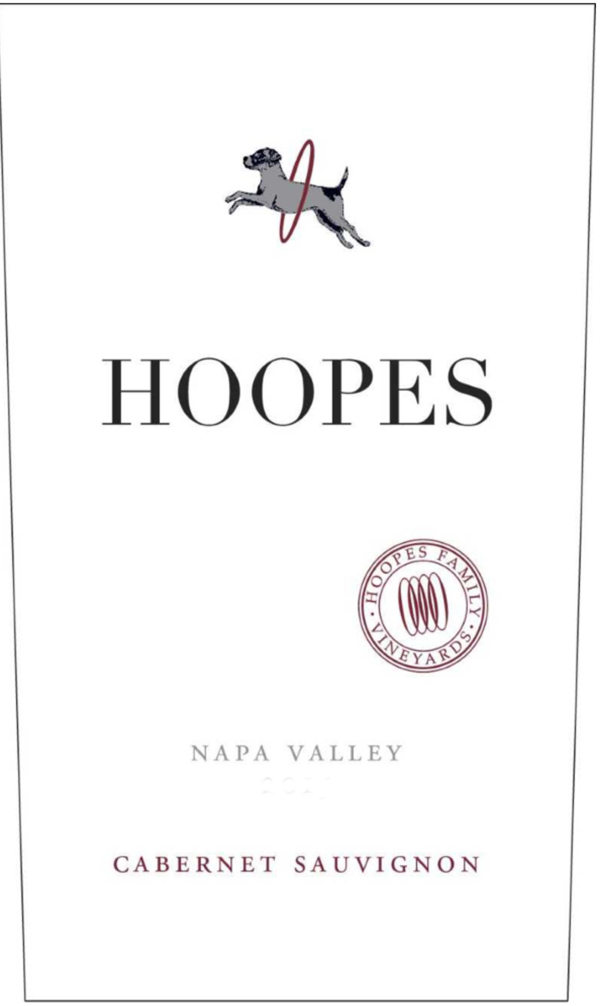 Hoopes - Cabernet Sauvignon Napa label
