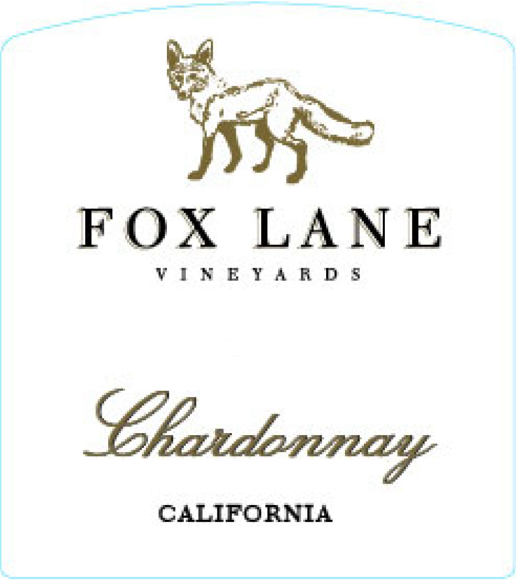 Fox Lane - Chardonnay label
