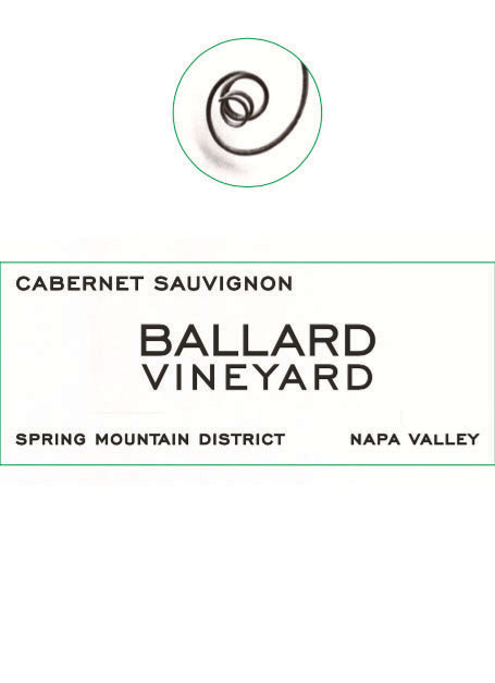 Ballard Vineyard - Cabernet Sauvignon label