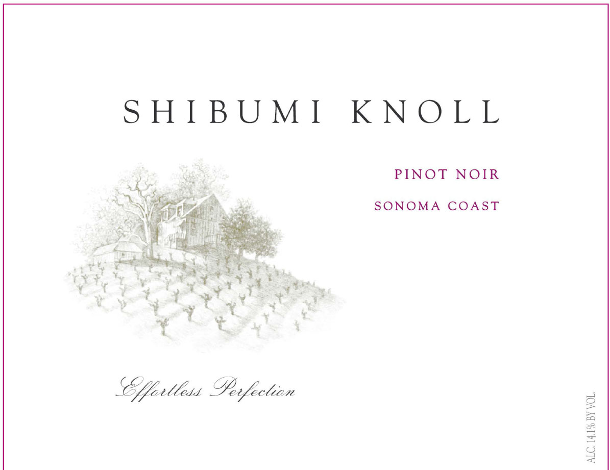 Shibumi Knoll - Pinot Noir label