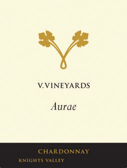 V. Vineyards Chardonnay label