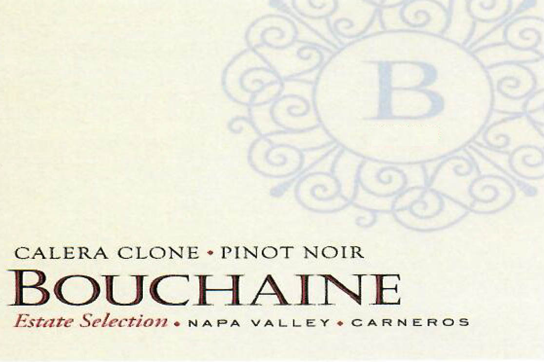 Bouchaine - Pinot Noir - Calera Clone label