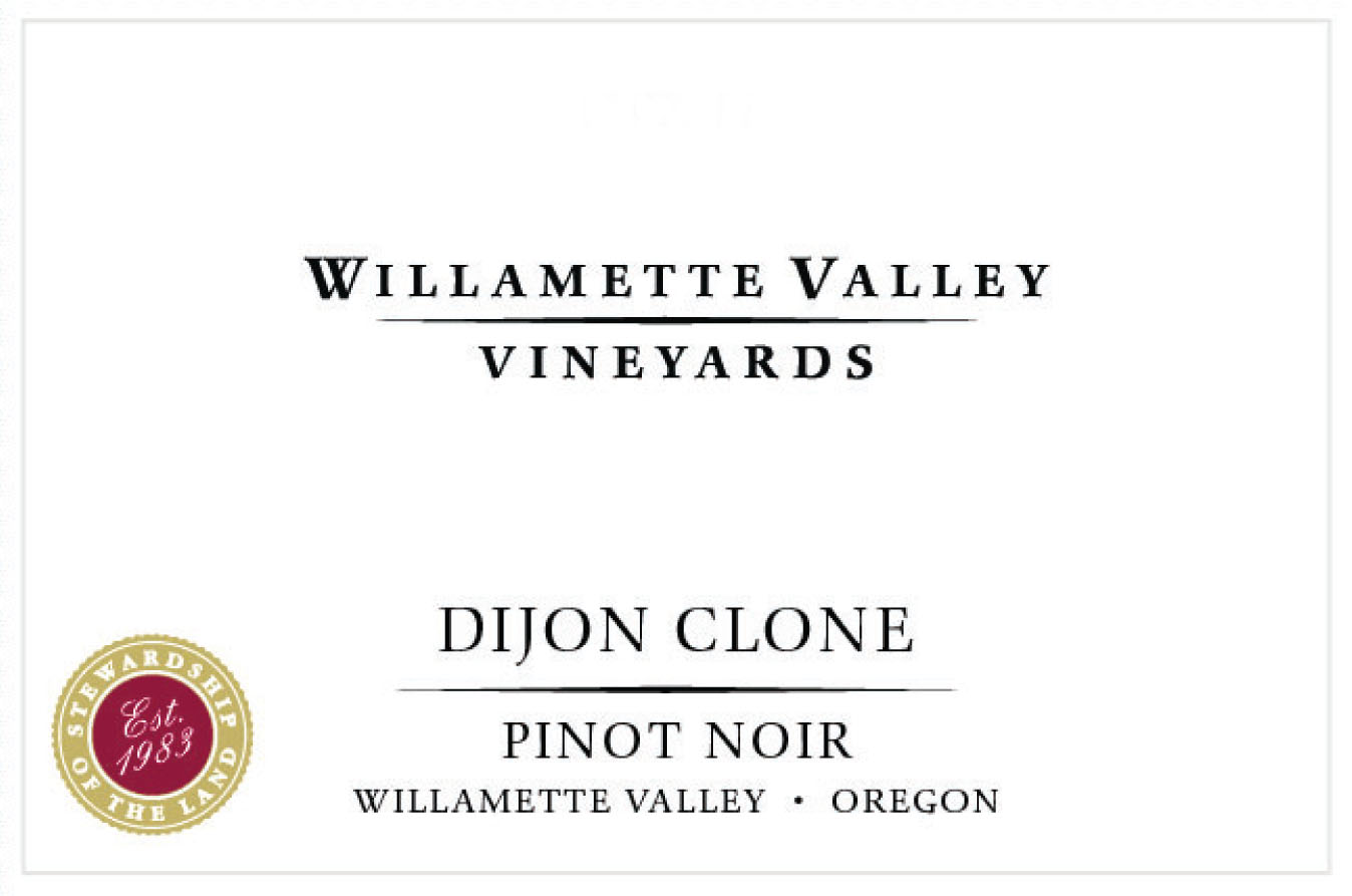 WVV Dijon Clone Pinot Noir label