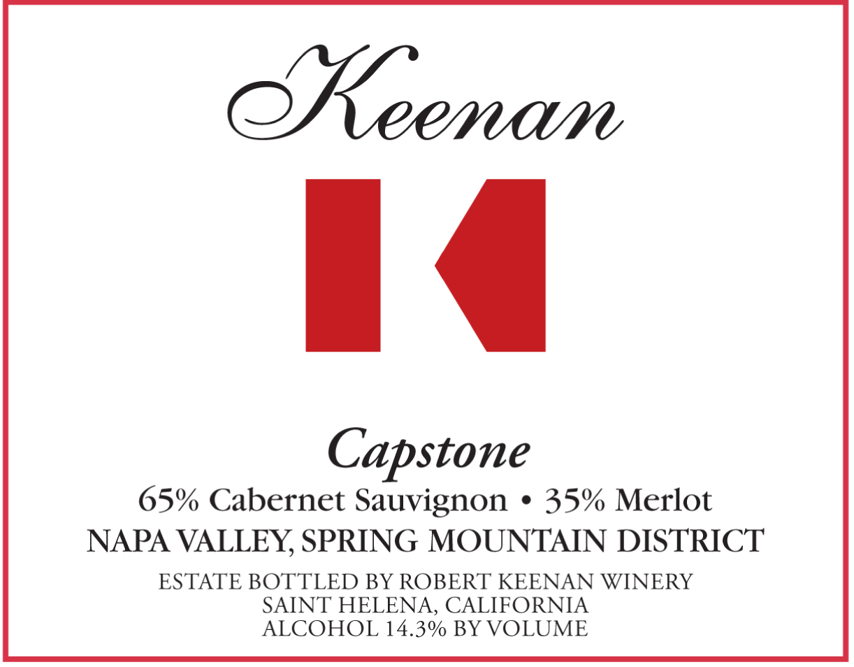 Keenan - Capstone Estate Blend label