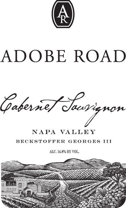 Adobe Road - Cabernet Sauvignon Georges III label