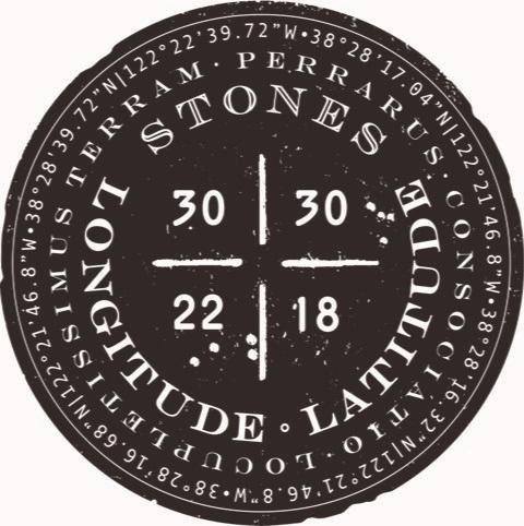 Stones - Longitude Latitude label