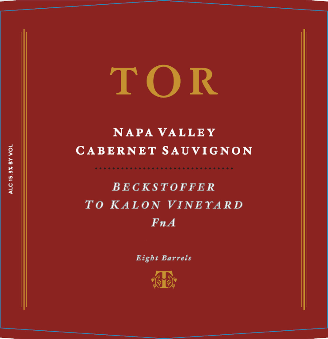 TOR - Cabernet Sauvignon - Beckstoffer to Kalon FnA label