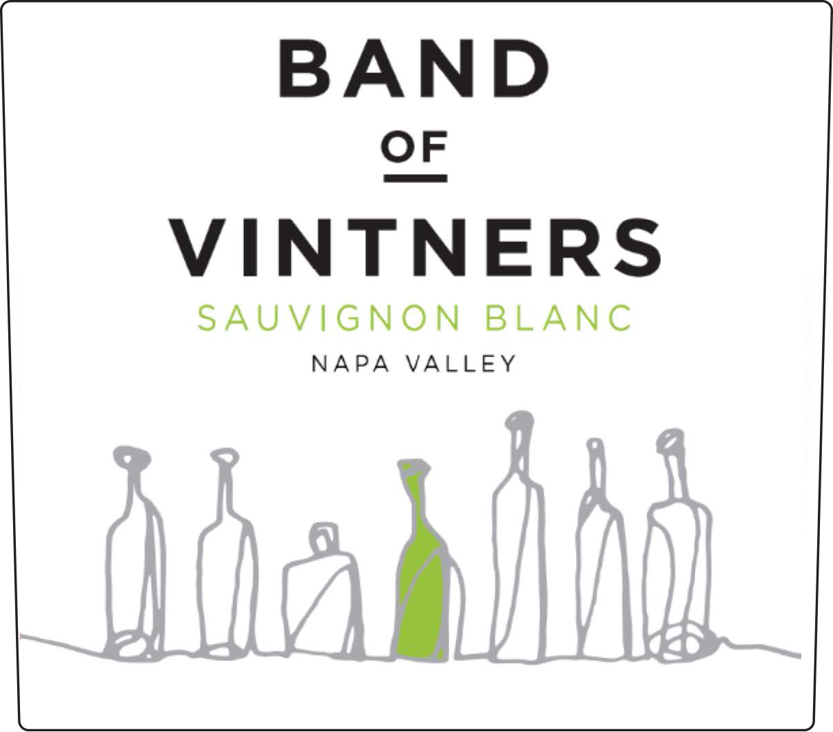 Band of Vintners - Sauvignon Blanc label