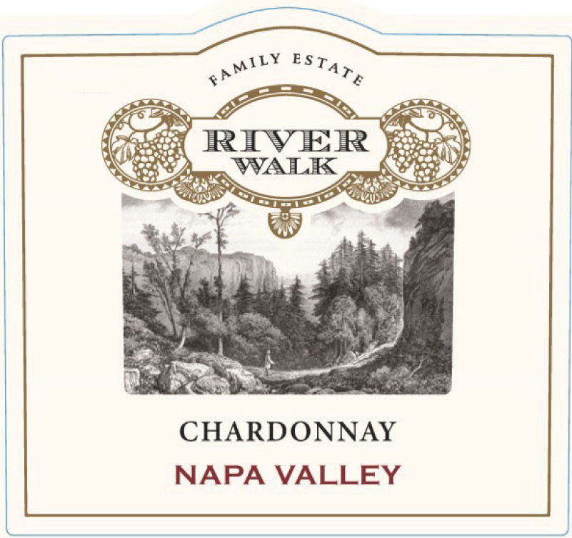 River Walk - Chardonnay label