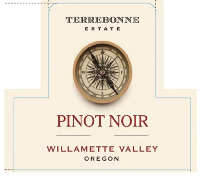 Terrebonne Estate - Pinot Noir Willamette Valley label