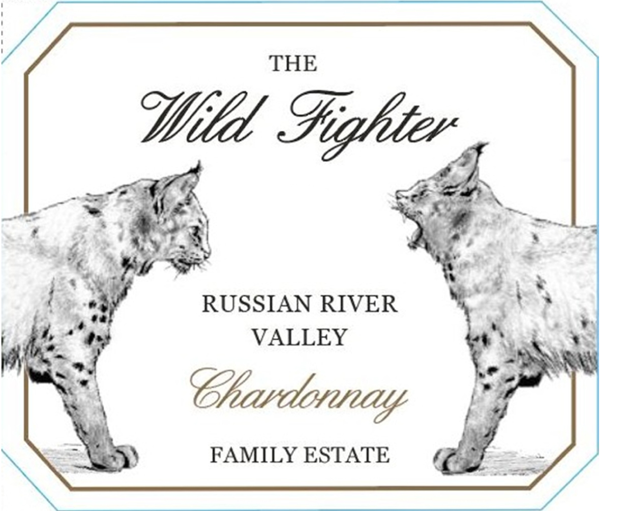 The Wild Fighter - Chardonnay Russian River Valley label
