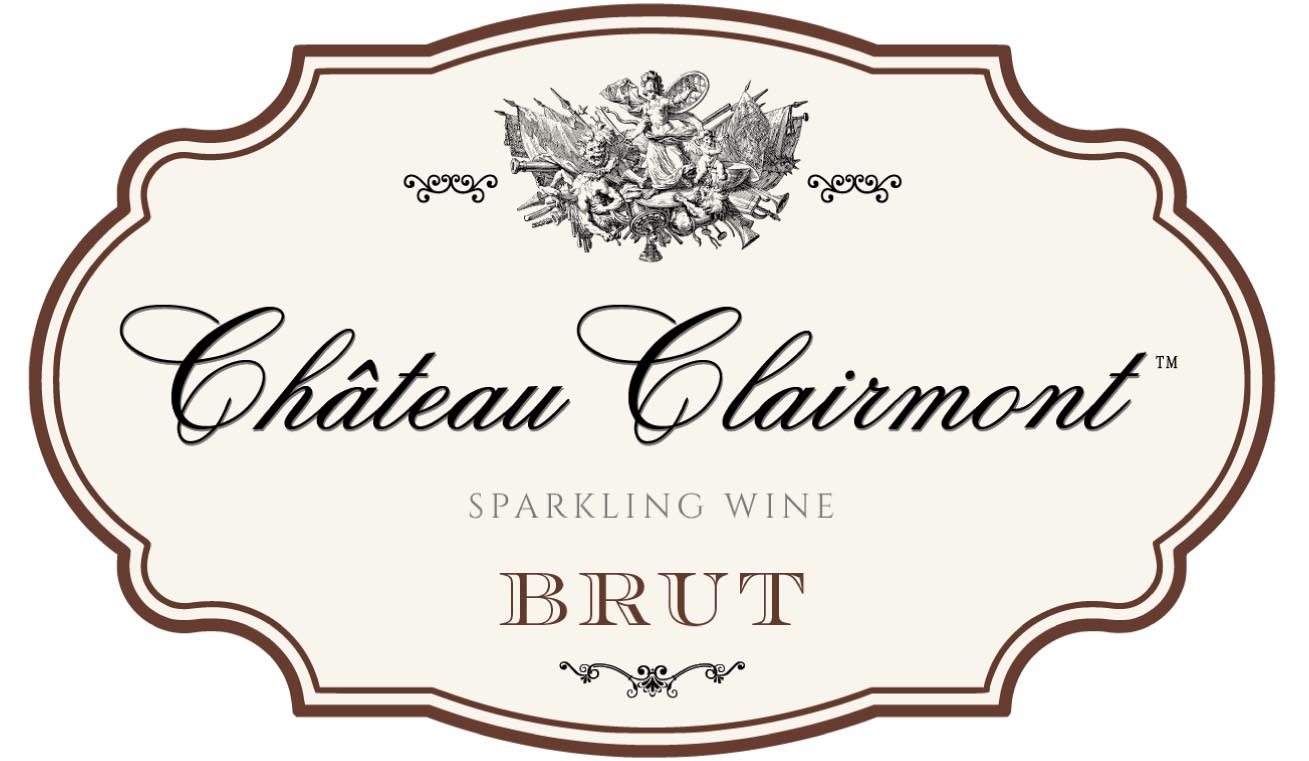Chateau Clairmont Sparkling label