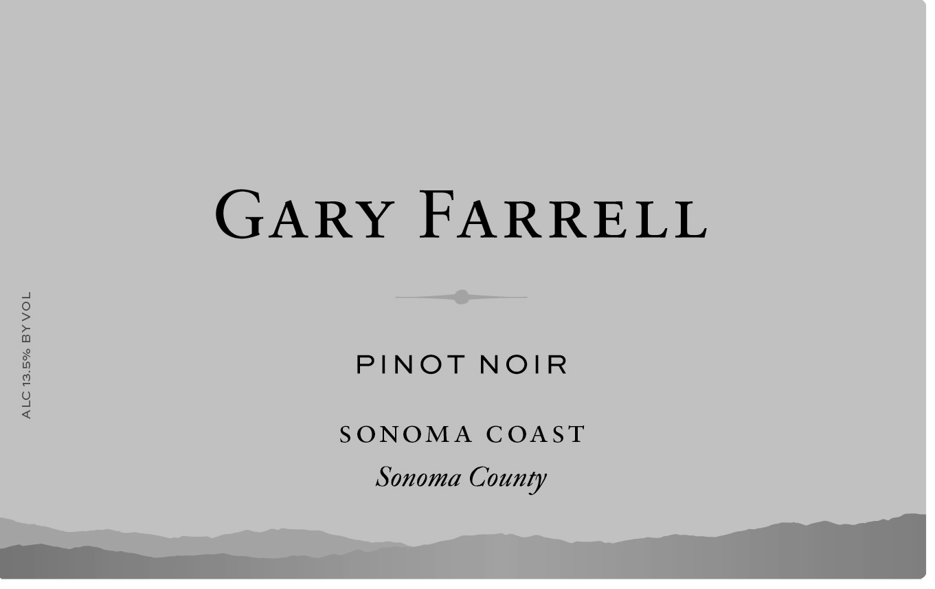 Gary Farrell - Pinot Noir Sonoma Coast label