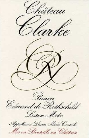 Chateau Clarke Rothschild label