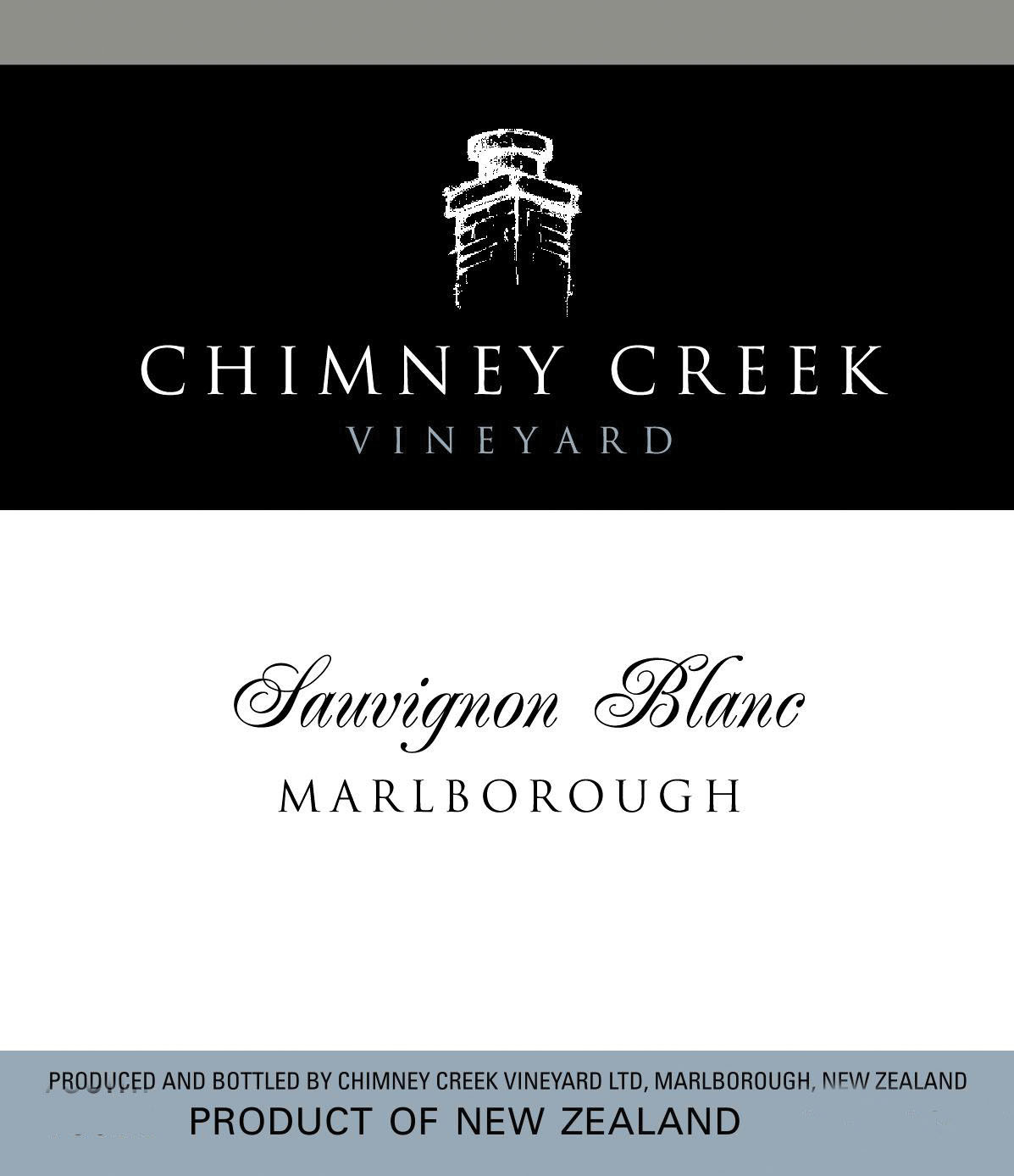 Chimney Creek - Sauvignon Blanc label