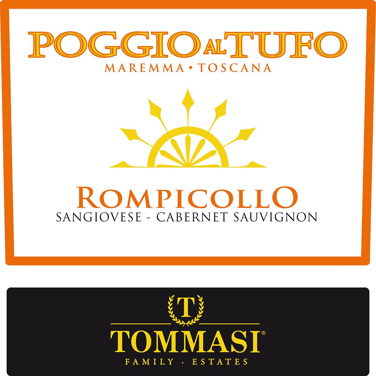 Tommasi - Poggio Al Tufo - Vigneto Rompicollo label