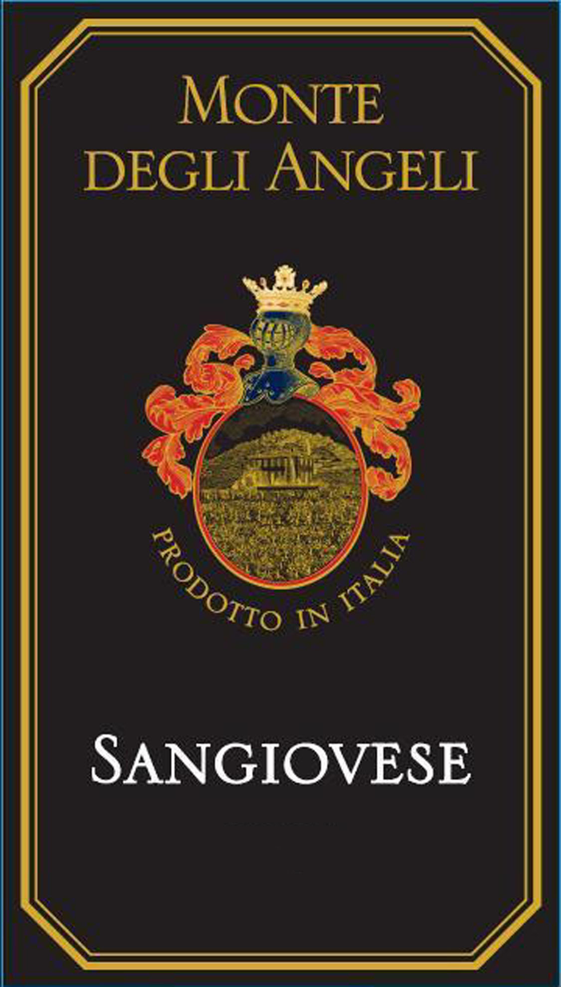 Monte Degli Angeli - Sangiovese label