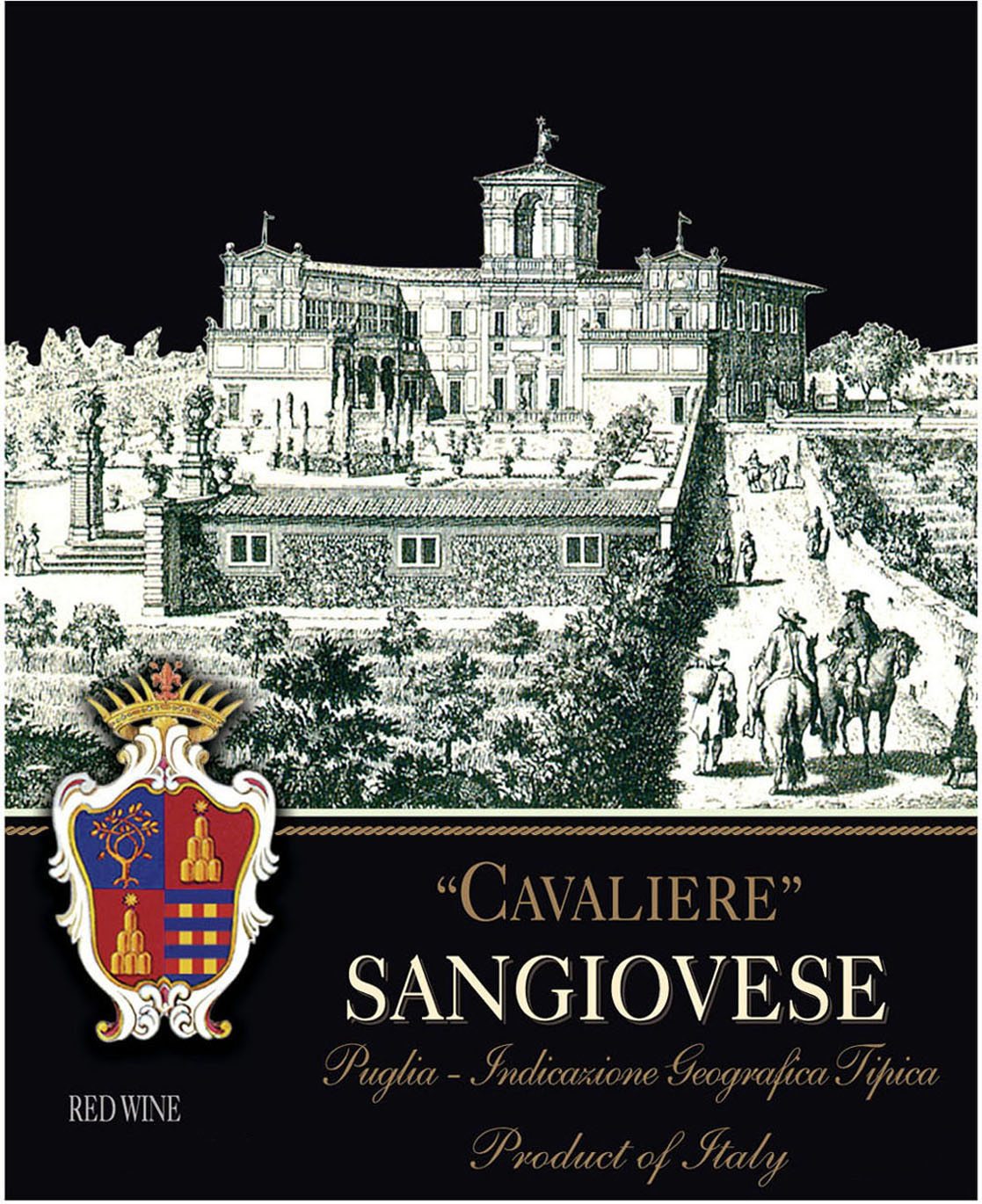 Cavaliere - Sangiovese label