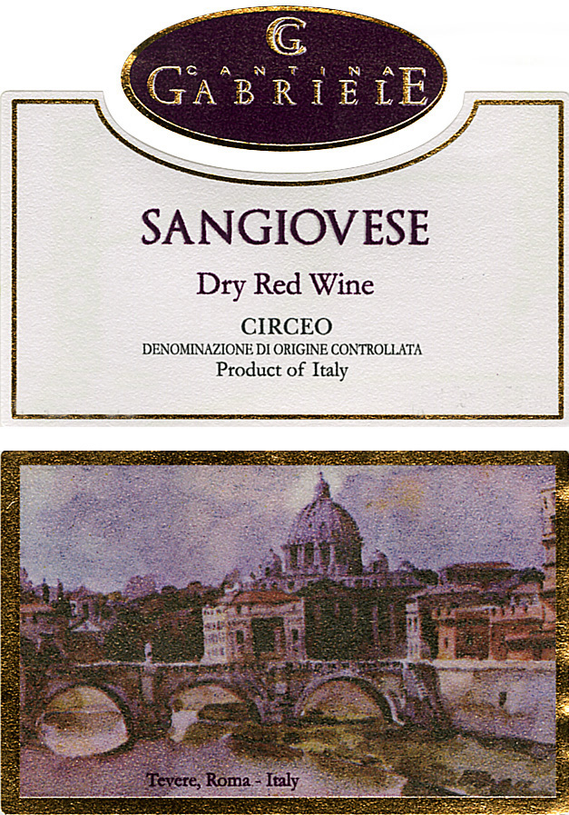 Cantina Gabriele - Sangiovese label