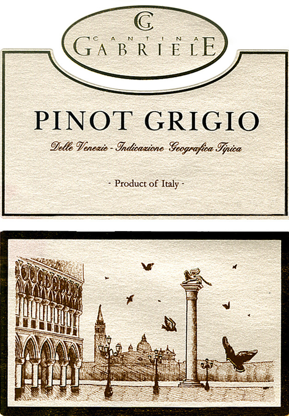 Cantina Gabriele - Pinot Grigio label